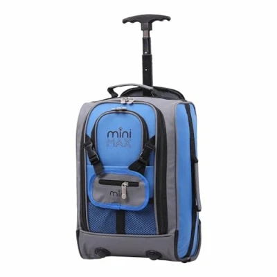 Afbeelding van Aerolite MiniMAX 20L Ryanair 40 x 20 25 maximale grootte handbagage onder stoel trolley Rugzak tas met 2 jaar garantie, Blauw,