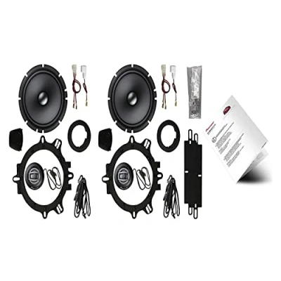 Afbeelding van Pioneer TS Peugeot 208 2 weg componentenluidspreker (350 W), 16,5 cm, Plug &amp; Play luidsprekersysteem voor 208, bouwjaar 2012 tot 2019