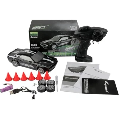 Afbeelding van Amewi Drift Muscle Car 4WD 1:20 RTR RC op afstand bestuurbare auto met ondergrondverlichting