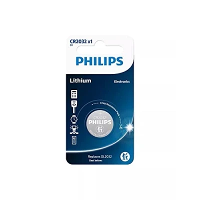 Afbeelding van Lithium Button Batteries Philips CR2032