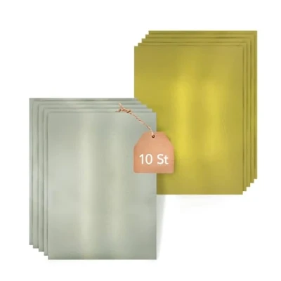 Afbeelding van Cake board set cakebord vierkant in goud en zilver van 3 mm dik karton verschillende hoeveelheden voor serveren transporteren, ook buffetten