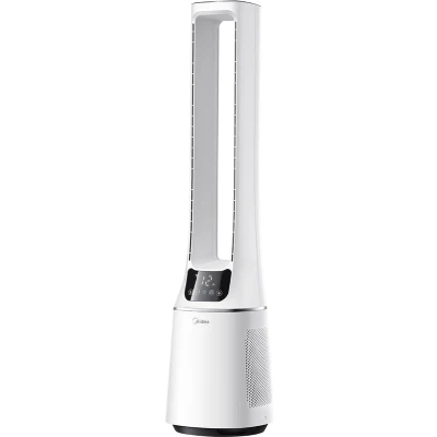 Afbeelding van Midea MFP 120 (WH) 2 in 1 torenventilator, stil, 38 dB luchtreiniger, CADR voor 47,6 ㎡, led display, afstandsbediening, oscillatie, 12 uur timer, wit