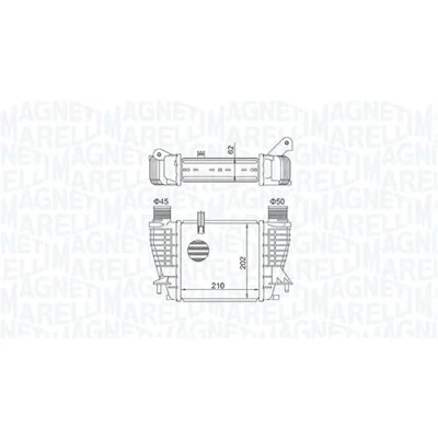 Afbeelding van Magneti Marelli Interkoeler 351319204710