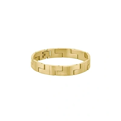 Afbeelding van Lacoste CATENA Collection Link armband voor heren, geelgoud, 2040154