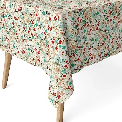 Afbeelding van MARTINA HOME Tafelkleed van hars, Olena, rood, 100 x 140 cm