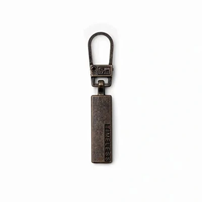 Afbeelding van Prym Fashion Zipper Puller Classic Tijdloos Antiek Messing, Metallic, One Size