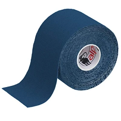 Afbeelding van ALPIDEX Kinesiologie Tape 1/3/ 6/12 rollen Veel kleuren 5 m x cm Toepassingsfolder Elastisch Waterdicht Huidvriendelijk Fysio Spier Set, Kleur:Donkerblauw, Aantal stuks:1 rol