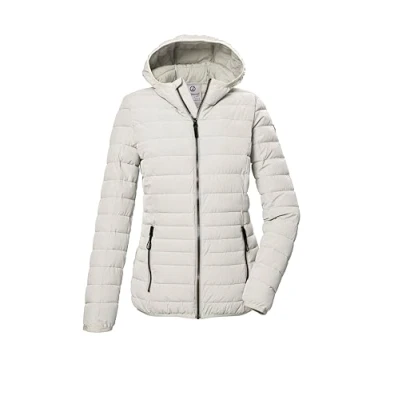 Afbeelding van G.I.G.A. DX dames Gewatteerd jack/overgangsjack met capuchon GS 65 WMN QLTD JCKT, stein, 36, 43050 000