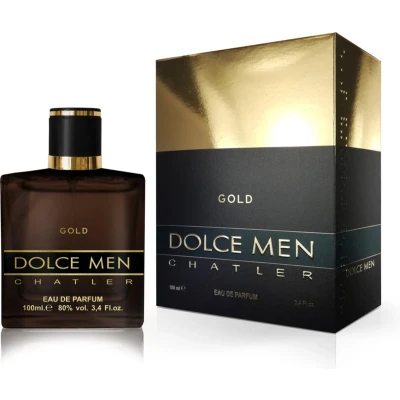 Afbeelding van Chatler Eau De Parfum Dolce Men Gold 100 Ml Citrus fruitig/kruidig