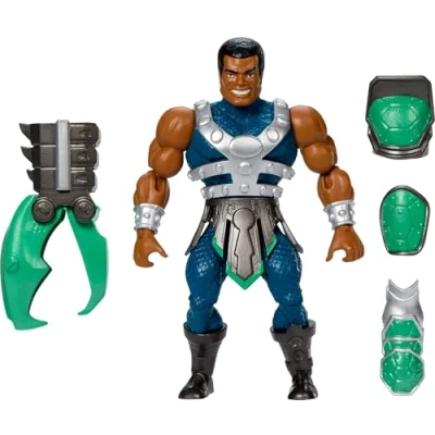 Afbeelding van Mattel MOTU x TMNT: Turtles of Grayskull actiefiguur Clamp Champ 14 cm