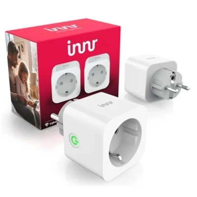Afbeelding van Innr Slimme Stekker met Energiemeter Smart Plug Zigbee werkt Philips Hue*, Alexa, Google Home en SmartThings 2 Pack