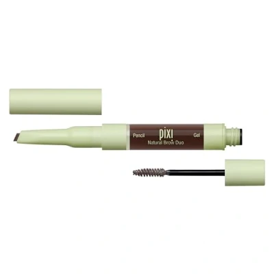 Afbeelding van Pixi Natural BROW DUO Wenkbrauwpotlood, Dames, Maat: 2.5 ml, Deep brunette