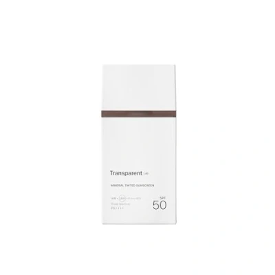 Afbeelding van Transparent Lab Mineral Tinted Sunscreen Dark zonwering met fysieke filters