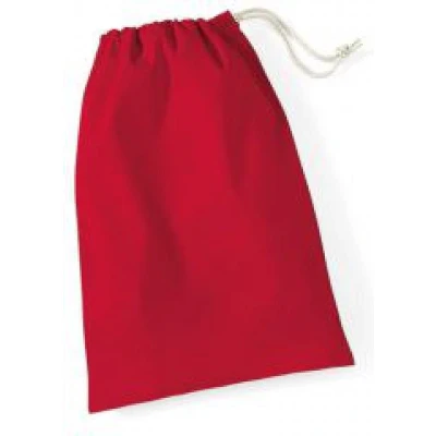 Afbeelding van Westford Mill Cotton Stuff Bag WM115 Classic Red S (25 x 30 cm)