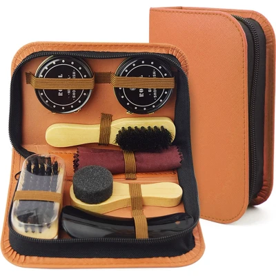 Afbeelding van Premium Schoenpoets Set Schoensmeer Sneaker Cleaner Cleaning Kit / Refresh Schoenen Schoonmaak Schoenverzorging Schoenborstel 8 Stuks Zwart Wit Kleurloos