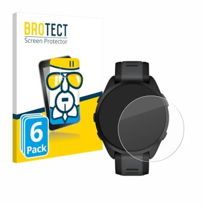 Afbeelding van BROTECT Glas Screen Protector voor Garmin Forerunner 165 (6 Stuks) Schermbeschermer [9H Hardheid, Beschermglas Folie niet Gehard Glas]