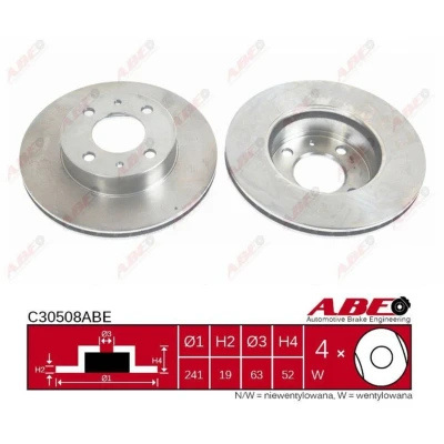 Afbeelding van ABE Remschijven C30508ABE