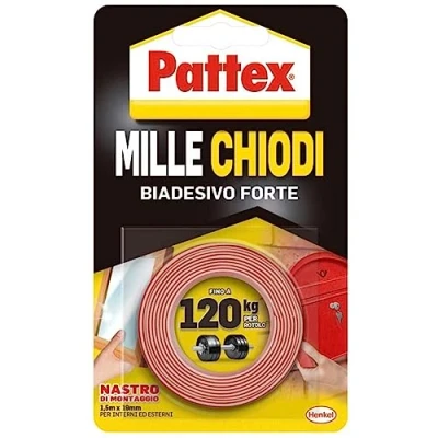 Afbeelding van Pattex 1415580 Montagetape, 19 mm x 1,5 m