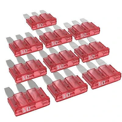 Afbeelding van AUPROTEC Micro 3 autozekeringen platte steekzekeringen MikrOTO III 5A 15A selectie: 10A rood 10 stuks