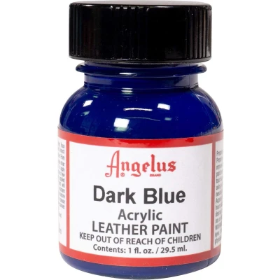 Afbeelding van Angelus leerverf Donker Blauw 29,5ml