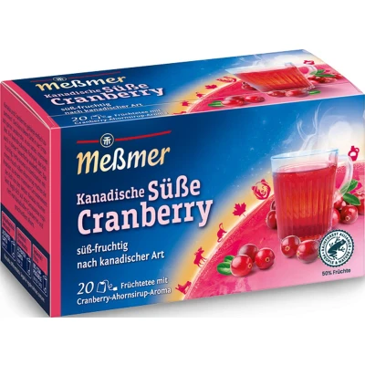 Afbeelding van Messmer Kanadische Susse Cranberry 20x 2.25gr (10 Stuks)
