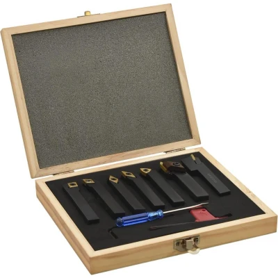 Afbeelding van vidaXL 12 delige Draaigereedschapsset indexeerbaar 80 mm 12x12