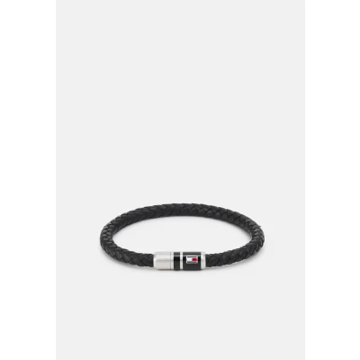 Afbeelding van Tommy Hilfiger Braided Armband, Heren, Maat: One Size, Black