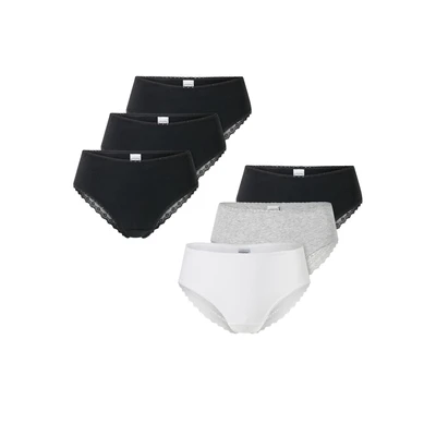 Afbeelding van Schiesser 6 PACK Modern Slip, Dames, Maat: 36, Sortiert