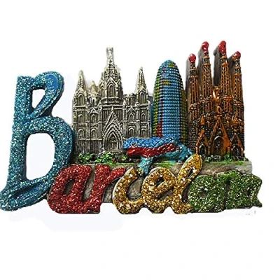 Afbeelding van Barcelona Spanje Letters Stijl 3D Koelkast Magneet Reizen Souvenir Gift Huis &amp; Keuken Decoratie Magnetische Sticker,Barcelona Collectie
