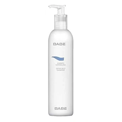 Afbeelding van Laboratorios Babé Extra zachte shampoo voor gevoelig haar, geeft zachtheid en vocht, mannen vrouwen, haarverzorging, kalmerend, pH respecterend, 500 ml
