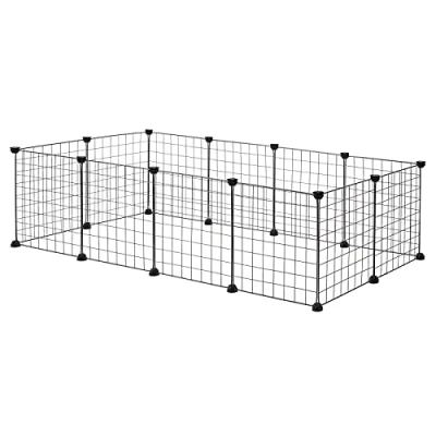 Afbeelding van EUGAD Kleine Dier Kinderbox DIY Huisdieren Kooi Oefening Hek indoor voor Cavia&#039;s Konijnen Hamster Chinchilla&#039;s Egels