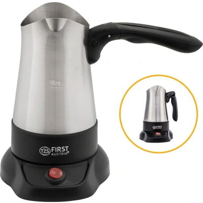 Afbeelding van TZS First Austria koffiekoker mokaespressokan 300ml 800W Zilver
