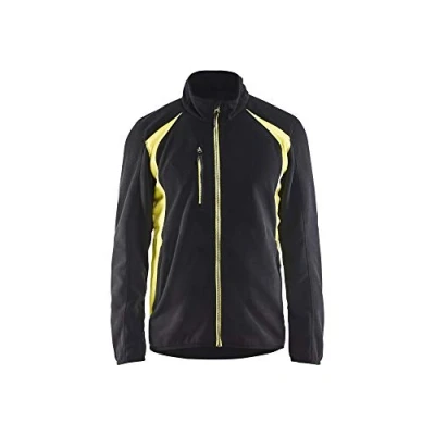 Afbeelding van Blaklader Fleecejack 4730 2510 Zwart/High Vis Geel S