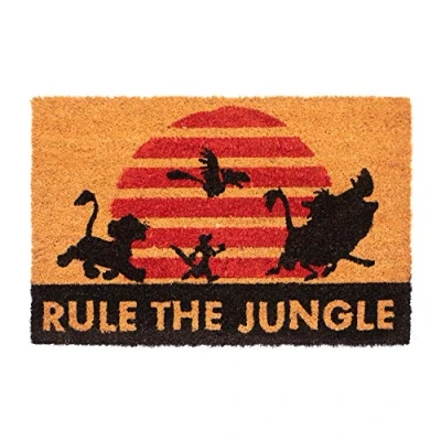 Afbeelding van Grupo Erik Deurmat Lion King 60 X 40 Cm Pvc/kokosvezel Bruin