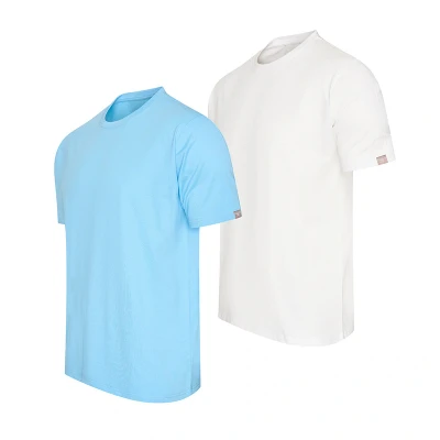 Afbeelding van Cappuccino Italia 2 Pack T shirt White/Light Blue M