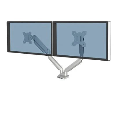 Afbeelding van Fellowes 8056501 flat panel bureau steun 81,3 cm (32 ) Klem/doorvoer Zilver