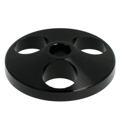 Afbeelding van THAKKER SP45A 01BK Single Puck 45rpm Adapter voor 7&#039; Platen Aluminium Zwart
