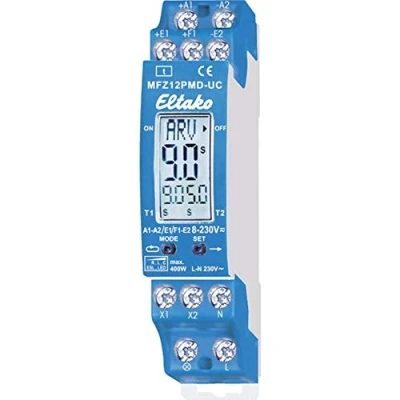 Afbeelding van Eltako 23001006 MFZ12PMD UC Tijdrelais Multifunctioneel 230 V 1 stuk(s) Tijdsduur: 0.1 s 99 h 1x wisselcontact