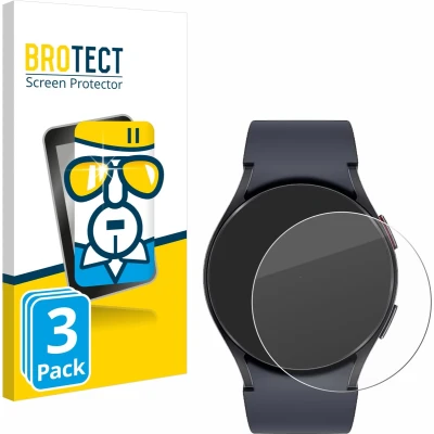 Afbeelding van BROTECT Glas Screenprotector voor Samsung Galaxy Watch 6 (44 mm) Gehard Beschermglas 9H (3 Stuks)