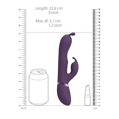 Afbeelding van VIVE by Shots Gada Vibrating Bunny Ear G Spot Rabbit with Pulse Wave Shaft