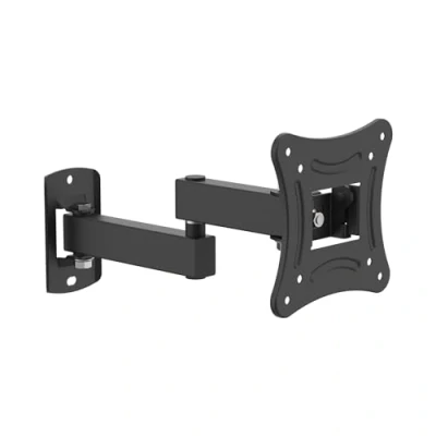 Afbeelding van GRIFEMA GB1009 1 tv muurbeugel voor 10 27 inch tv&#039;s, platte en gebogen tv, VESA 75x75 mm tot 100 x mm, 15 kg, kantelbaar ( 15, 5), zwart