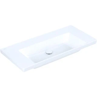 Afbeelding van Villeroy &amp; Boch Subway 3.0 meubelwastafel wit (100 x 47 cm) zonder