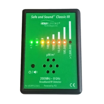 Afbeelding van Safe and Sound Classic III HF detector Meting van elektromagnetische straling Stralingsdetector voor velden EMF meter 5G