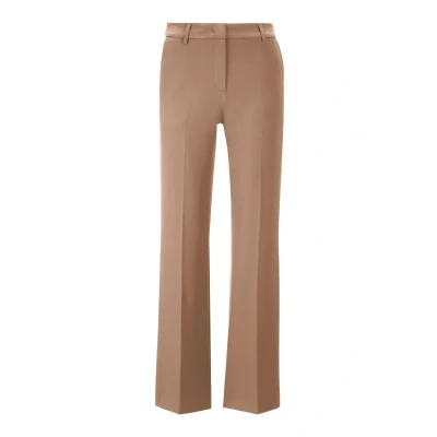 Afbeelding van Madeleine Ausgestellte BÜGELFALTEN Broek, Dames, Maat: 20, Caramel