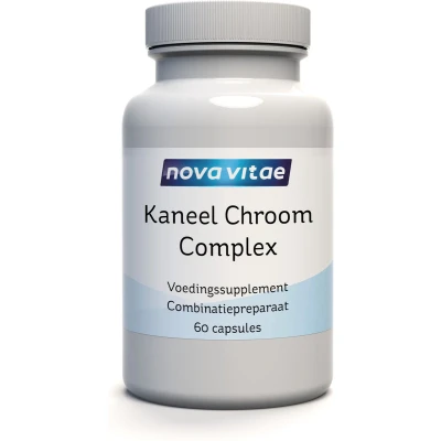 Afbeelding van Nova Vitae Kaneel Chroom Complex, 60 Veg. capsules