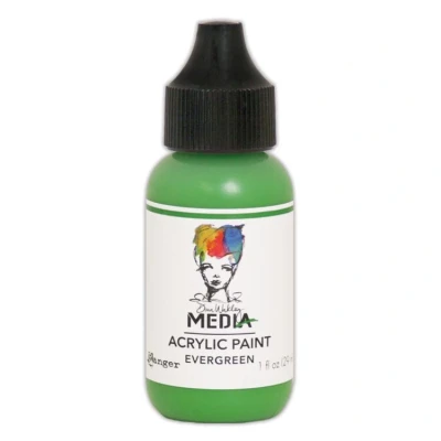 Afbeelding van Ranger Dina Wakley MEdia Heavy Body Acrylic Paints Evergreen 1 fl oz (MDQ53996)