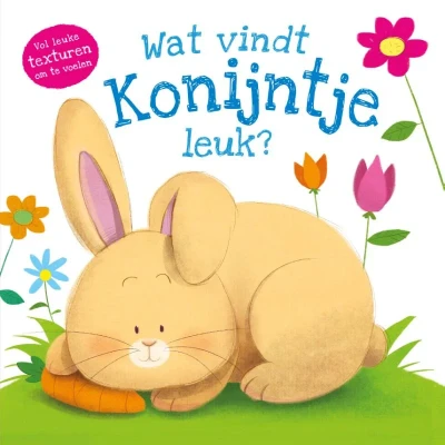 Afbeelding van Uitgeverij rebo voelboek wat vindt konijntje leuk?