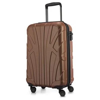 Afbeelding van Suitline handbagage harde koffer, cabinekoffer, TSA, 55 cm, ca. 34 liter, 100% ABS mat cappuccino