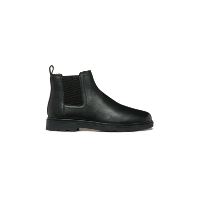 Afbeelding van Geox Spherica Korte laarzen, Heren, Maat: 40, Black Leer en textiel