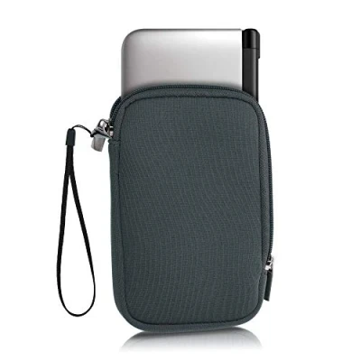 Afbeelding van kwmobile hoes compatibel met Nintendo 3DS XL Handheld gameconsole neopreen in grijs